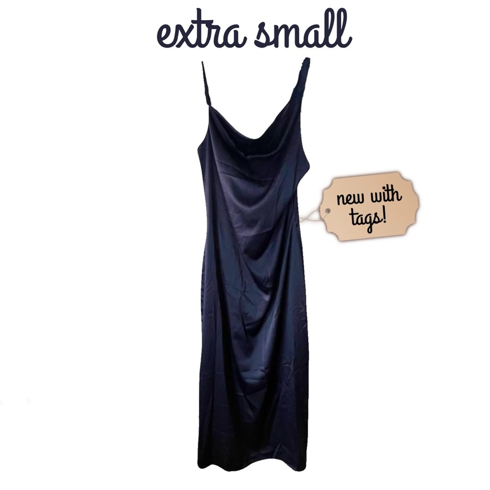 Elegant Navy Blue Dress